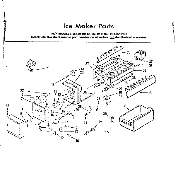 Ice maker parts