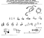 Kenmore 2538624130 ice maker installation parts kit #8085 diagram