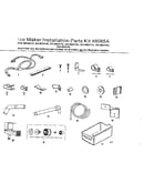 Ice maker installation parts kit #8085a