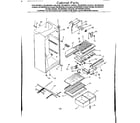 Kenmore 2538632322 cabinet parts diagram