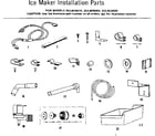 Kenmore 2538636060 ice maker installation parts diagram