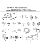 Ice maker installation parts
