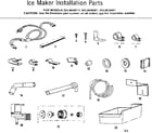 Kenmore 2538636081 ice maker installation parts diagram