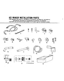Ice maker installation parts kit