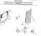 Kenmore 2538636112 unit parts diagram