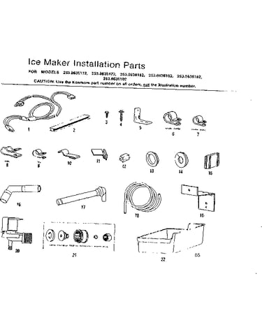 Ice maker installation