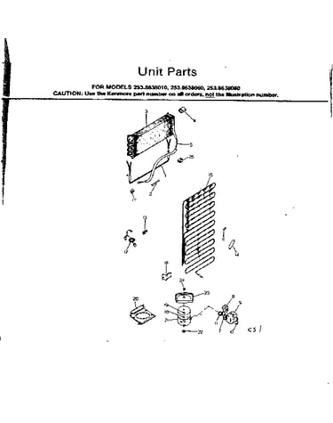 Unit parts