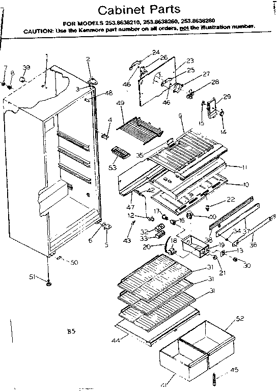 Cabinet parts