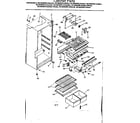 Kenmore 2538646200 cabinet parts diagram