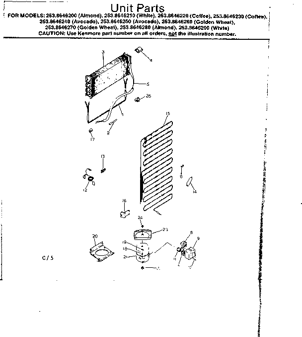 Unit parts