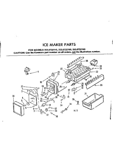 Ice maker parts