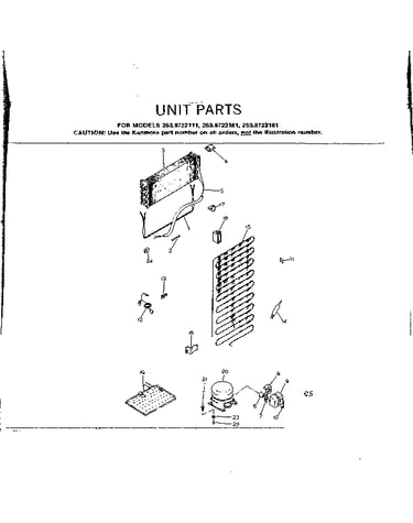Unit parts