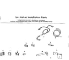 Kenmore 2538722161 ice maker installation parts diagram