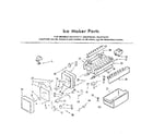 Kenmore 2538722161 ice maker parts diagram