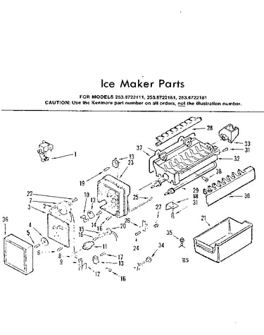 Ice maker parts
