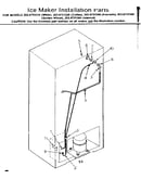 Ice maker installation part