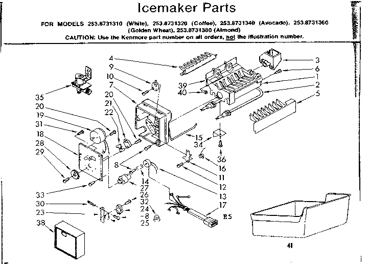 Icemaker parts