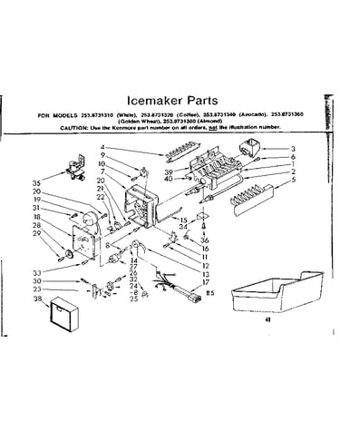Icemaker parts