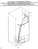 Ice maker installation parts