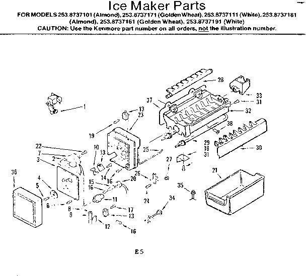 Ice maker parts
