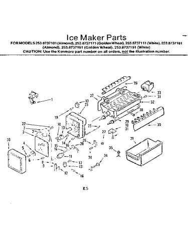 Ice maker parts