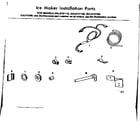 Kenmore 2538737160 ice maker installation parts diagram