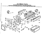 Kenmore 2538737160 ice maker parts diagram