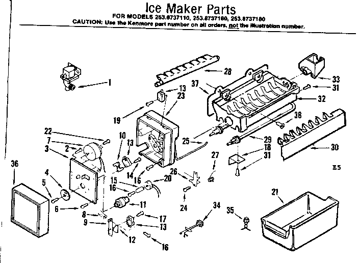Ice maker parts