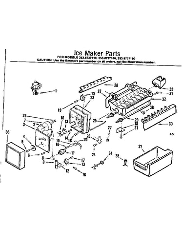 Ice maker parts