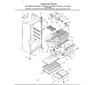 Kenmore 2538738092 cabinet parts diagram