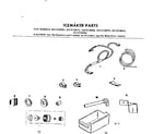 Kenmore 2538738012 icemaker parts diagram