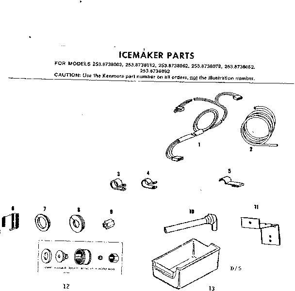 Icemaker parts