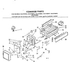 Kenmore 2538738072 icemaker parts diagram