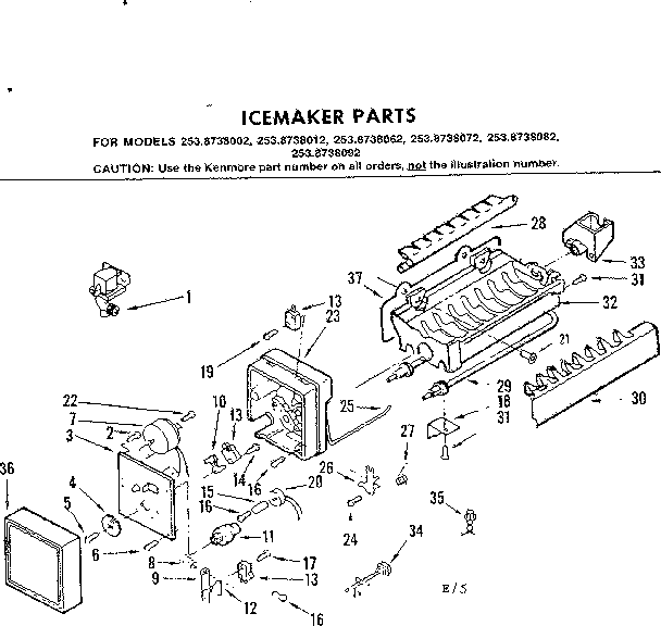 Icemaker parts