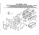 Kenmore 2538738120 ice maker parts diagram