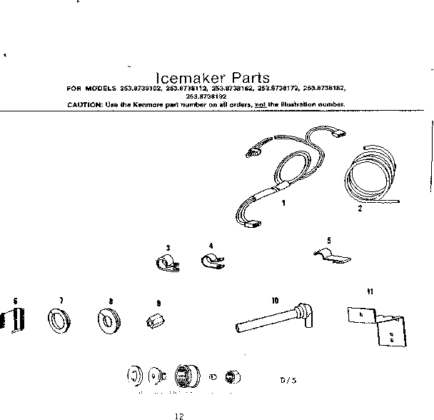 Icemaker parts