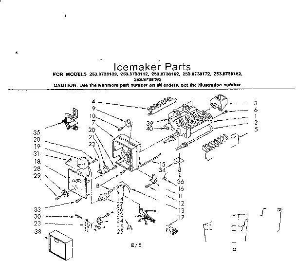 Icemaker parts