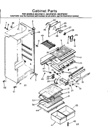 Cabinet parts