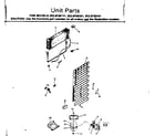 Kenmore 2538738181 unit parts diagram