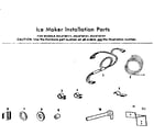 Kenmore 2538738111 ice maker installation parts diagram