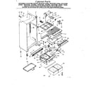 Kenmore 2538741890 cabinet parts diagram
