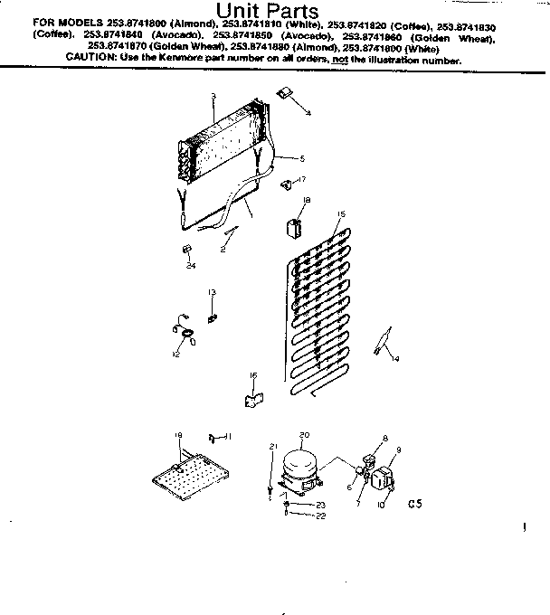 Unit parts