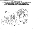 Kenmore 2538741850 ice maker parts diagram