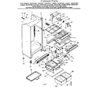 Kenmore 2538741861 cabinet parts diagram