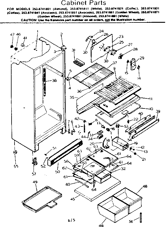 Cabinet parts