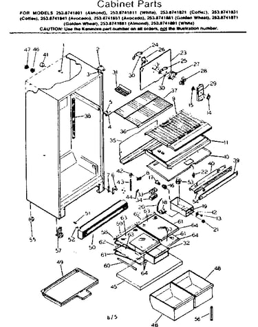 Cabinet parts