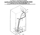 Kenmore 2538741871 ice maker installation parts diagram