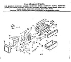 Kenmore 2538741861 ice maker parts diagram