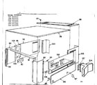 Kenmore 769812250 cabinet diagram