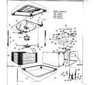 Kenmore 76981634 functional replacement parts diagram